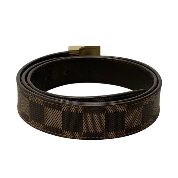 LOUIS VUITTON Santure LVPARIS Damier Ebene Damier Unconfirmed Belt 261-031425 - Picture 2 of 5